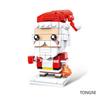 Single 1pcs Christmas Santa Claus Elk Snowman Tree Model Building Blocks Model Gift Toys for Children Xmas