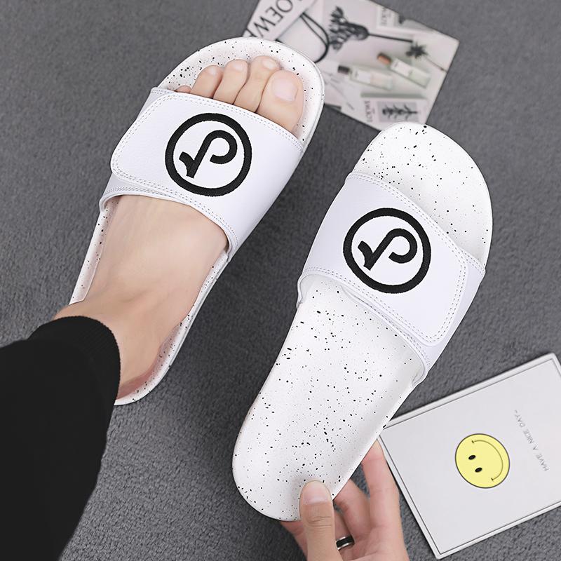 Fashion New Men Slippers Non Slip Slide Sandals Thick Soft Platform House Shoes Men Indoor Outdoor Shower Bathroom Slipper Casual Big 48