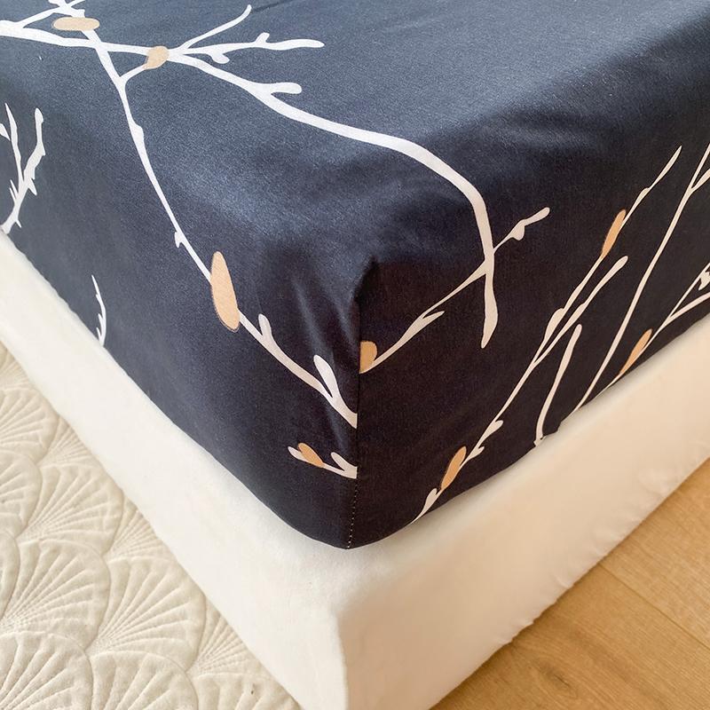 1 Stück Bettlaken im nordischen Stil für Doppelbett Ganzjahres-Bettdecke Queen/King sabanas de invierno termicas Laken(Kein Kissenbezug)