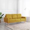 Day and Night - Day and Night 3-seater Yellow Fabric Sofa