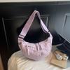 Casual Crossbody Bag for Women's Commuting, Large-capacity Fashionable and Sporty Dumpling Bag, Single-shoulder Bag