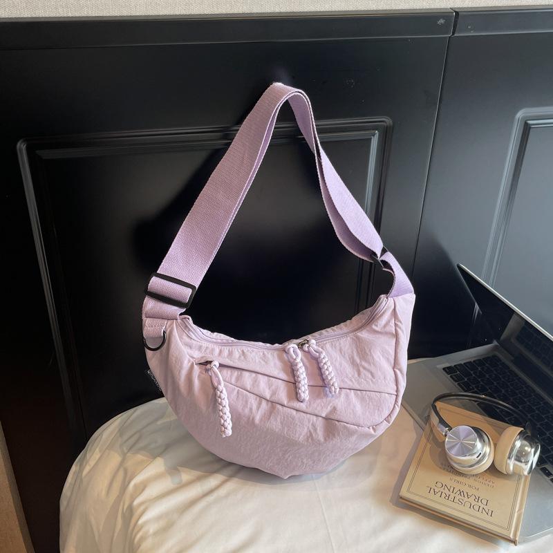 Casual Crossbody Bag for Women's Commuting, Large-capacity Fashionable and Sporty Dumpling Bag, Single-shoulder Bag