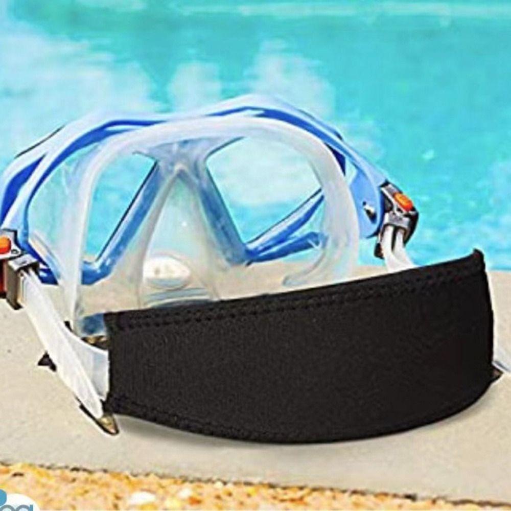 Wide Shape Mask Strap Hair Protect Head Wrap Easy Fit Dive Band  Ocean Trip