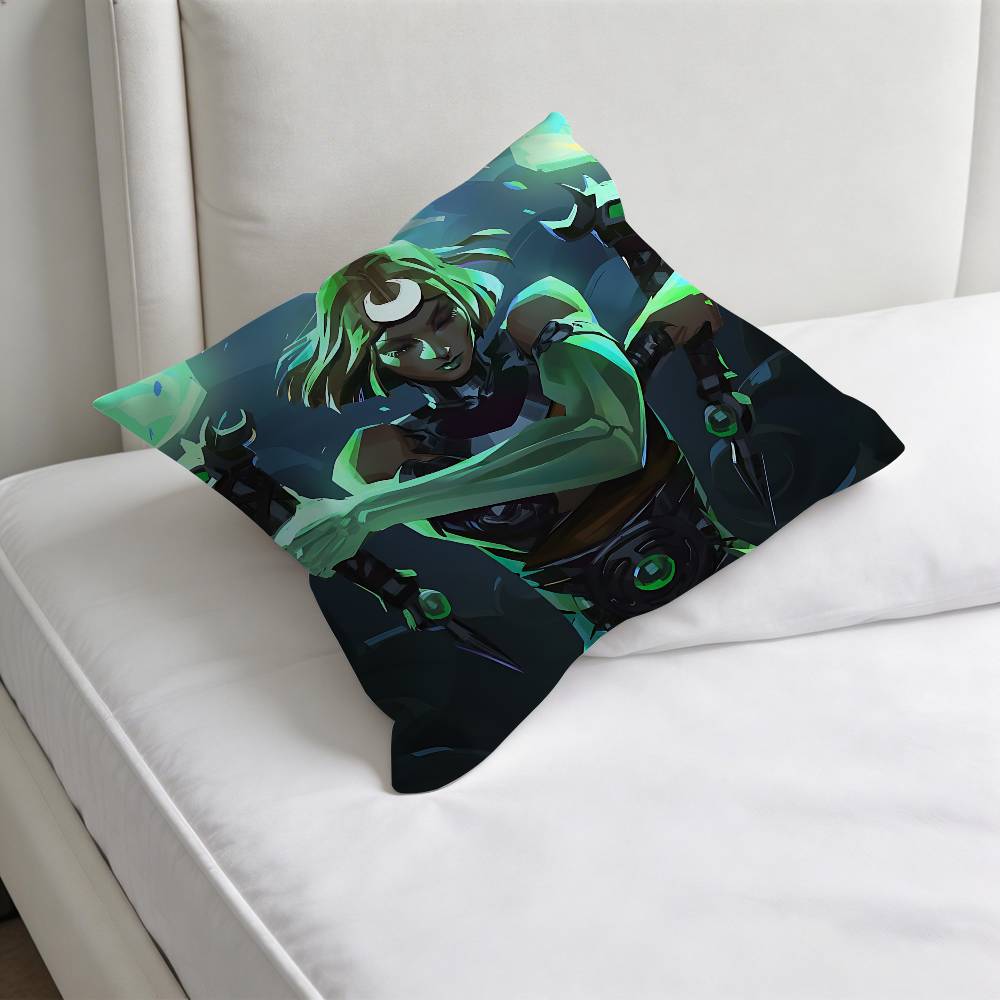 Hot HHades Game Square Pillow Case Soft Decorative Throw Pillow Cover for Home Sofa Bed