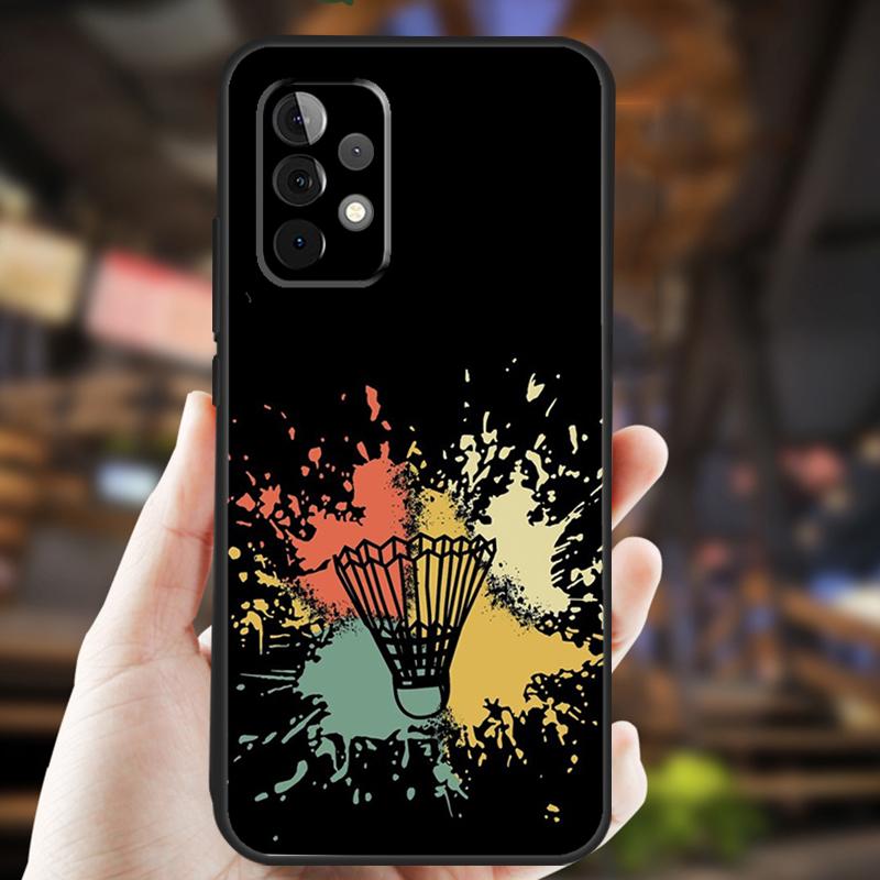

Badminton Sport Case For Samsung Galaxy A34 A06 A05 A32 A16 A55 A36 A26 A54 A14 A22 A52 A35 A15 A53 A13 A56 Samsung A15