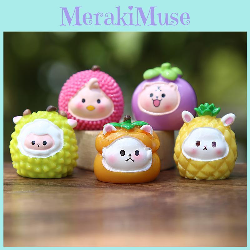 Fruit Series Zodiac Resin Toys For Visual Sensory Development In Play Creative