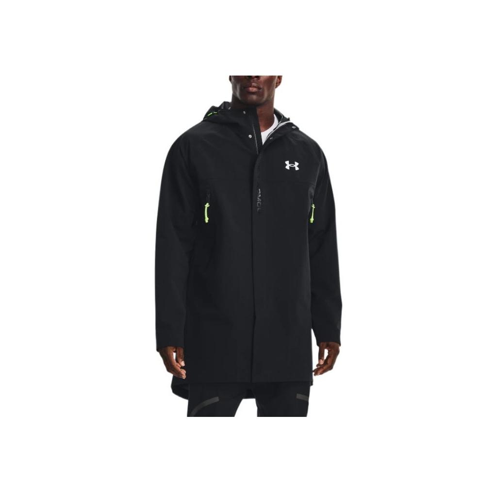 Under Armour Storm Solid Color 3-Layer Protective Hooded Jacket Men Outerwear Black 1375446-001
