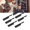 7pcs Hair Dressing Comb Professional Prevents Static Fine Tooth Carbon Fiber Hair Styling Comb for Salon Home Black