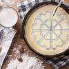 3pcs Bunuelos Mold with Handle Aluminum Achappam Mold Rosette Maker Kit Cookie Cake Tool Cast Waffle Rosette Iron Set Cooking Stamp Maker Kit