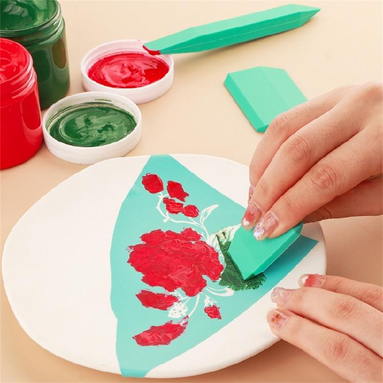 Self-Adhesive Silk Screen Stencil Reusable Mesh Transfer Printing Earring Clay