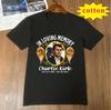 Charlie Kirk Commemorative Printed Tshirt With American Commemorative Style Unisex Casual Short Sleeved Shirt
