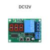 DC12V/24V Multifunctional Digital Display Delay Relay Module 0.36-Inch 3-Digit Red Display Delay Time Off/Delay On/Cycle On/Off