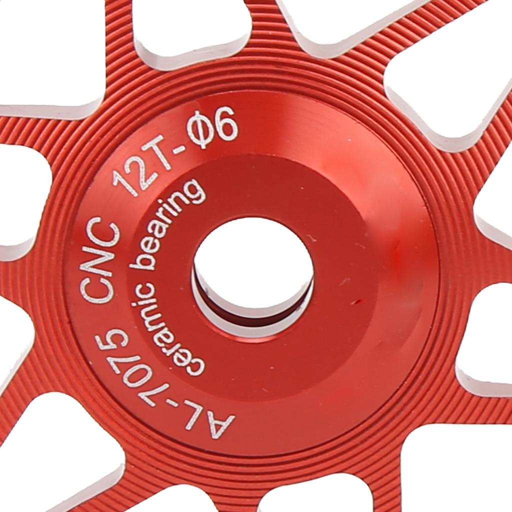 MEROCA Rear Derailleur Pulley 12T Aluminum Alloy Sealed Bearing   Wheel for Mountain Road Bike