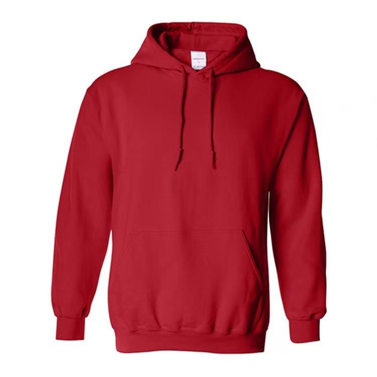 Unisex Solid Color European-Size Hooded Fleece Sweatshirt - Multiple Colors, Casual Sportswear Hoodie Pullover