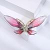 Lightweight Crystal Acrylic Butterfly Pin Versatile Wardrobe Accessory For Casual Professional Or Evening Attire