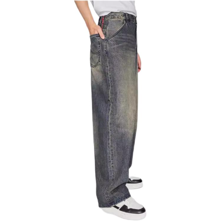 Lee Jeans Men's Vintage Blue Moderate Straight Fit Pants LMB010140203414