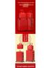 Bright Red Wedding Suitcase with Combination Lock - Perfect for Honeymoon Travel