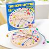 Rope Wooden Challenge Toy For Kids Logic Development Parentchild Interaction