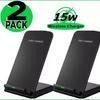 Dual Coil 15W Wireless Charging Stand for Mobile Phones