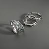 Vintage Shadow Rings for Men and Women, Minimalist, Niche, High-End, Unique, Fashionable, Elegant, Light Luxury, Irregular Texture Couple Rings
