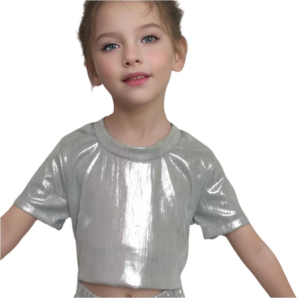 Hip Hop Tanz T-Shirt für Kinder - Lockeres Oberteil mit kurzen Ärmeln