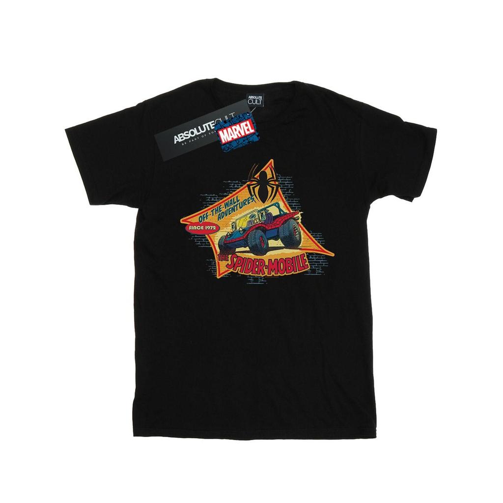 Marvel Mens Spider-Man The Spider Mobile T-Shirt