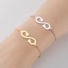 Stainless Steel Heart S-shaped Irregular Bracelet for Women