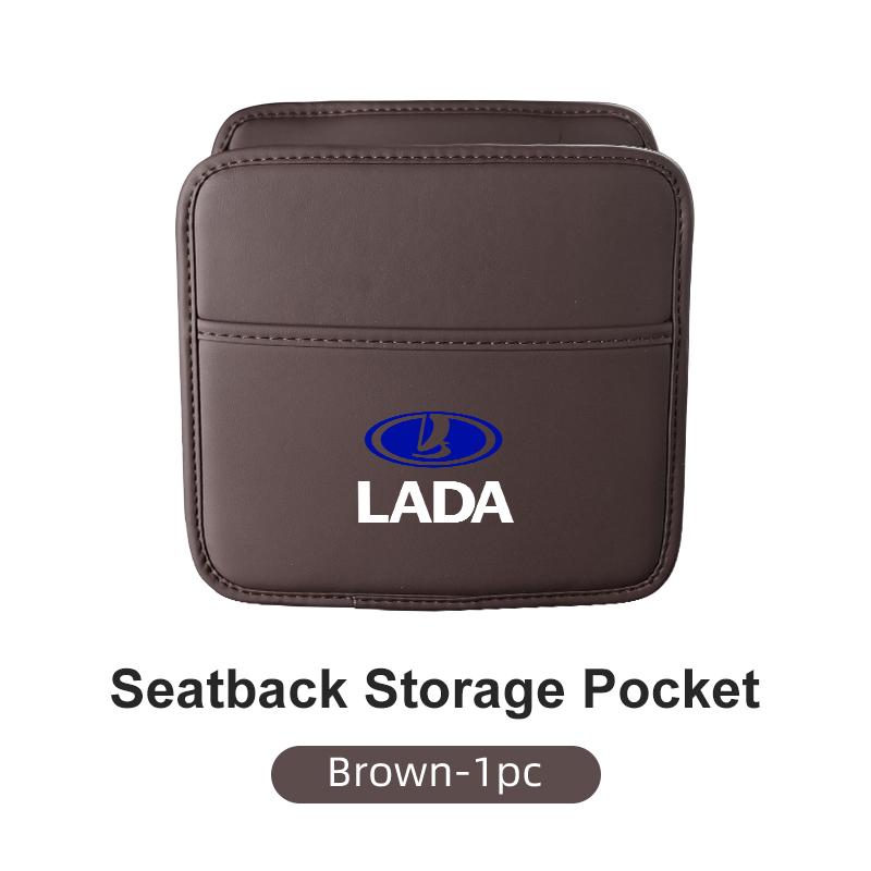 Car Seatback Storage Packet Backrest Storage Box For Lada Priora Sedan Sport Kalina Granta Vesta Niva Largus Vaz Samara 2111 ZZ16
