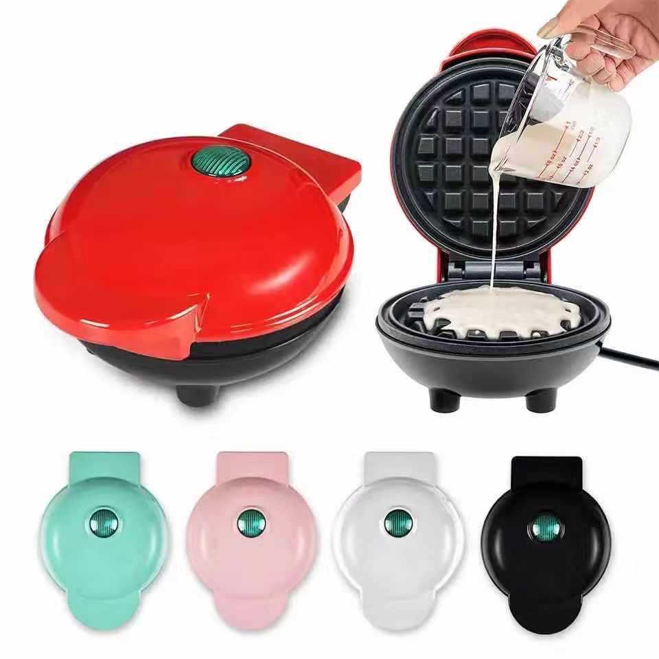 Mini Waffle, Bread, Crepe, and Sandwich Maker - All-in-One Breakfast Machine