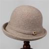 Hat Grandma Foreign Gas Bucket Hat Mother Top Hat Women Warm Cold Wool Basin Hat