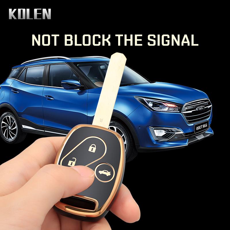 New Tpu Car Key Case Shell Cover For Honda Accord Civic Crv Cr-V Pilot Insight Ridgeline Protector Holder Fob Bag Accessories