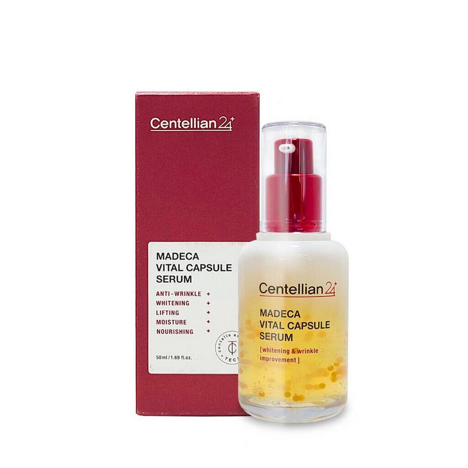 Centellian 24+ Vital Kapsel Serum 50ml/ VERBESSERTER HAUTTON & AUSSTRAHLUNG, Feuchtigkeitsspendend, Koreanische Kosmetik, K-Beauty