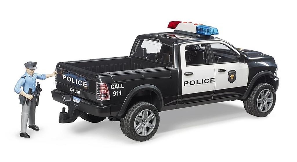 Bruder RAM Power Wagon Police Car (with Figure) BR02505