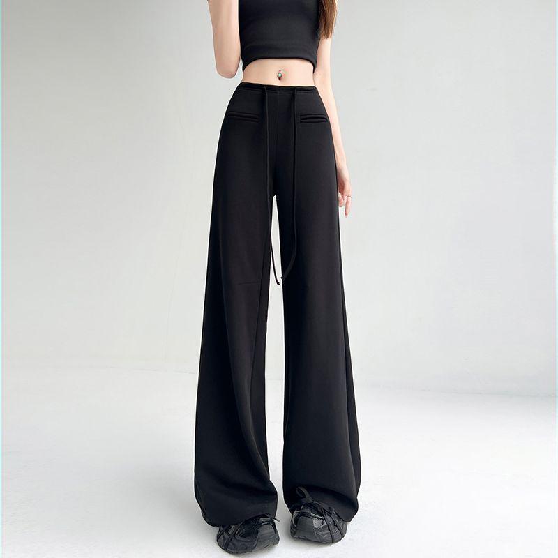 American Gray Slimming Flare Sweatpants 2026: High-Waisted, Drape Casual Sportswear Style
