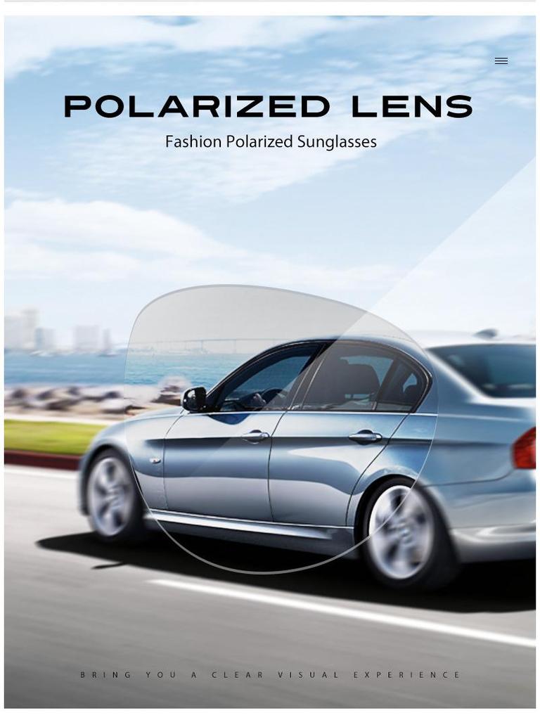 Fashionable Polarized Windproof Cycling Sunglasses for Men - Colorful Outdoor Sports Eyewear