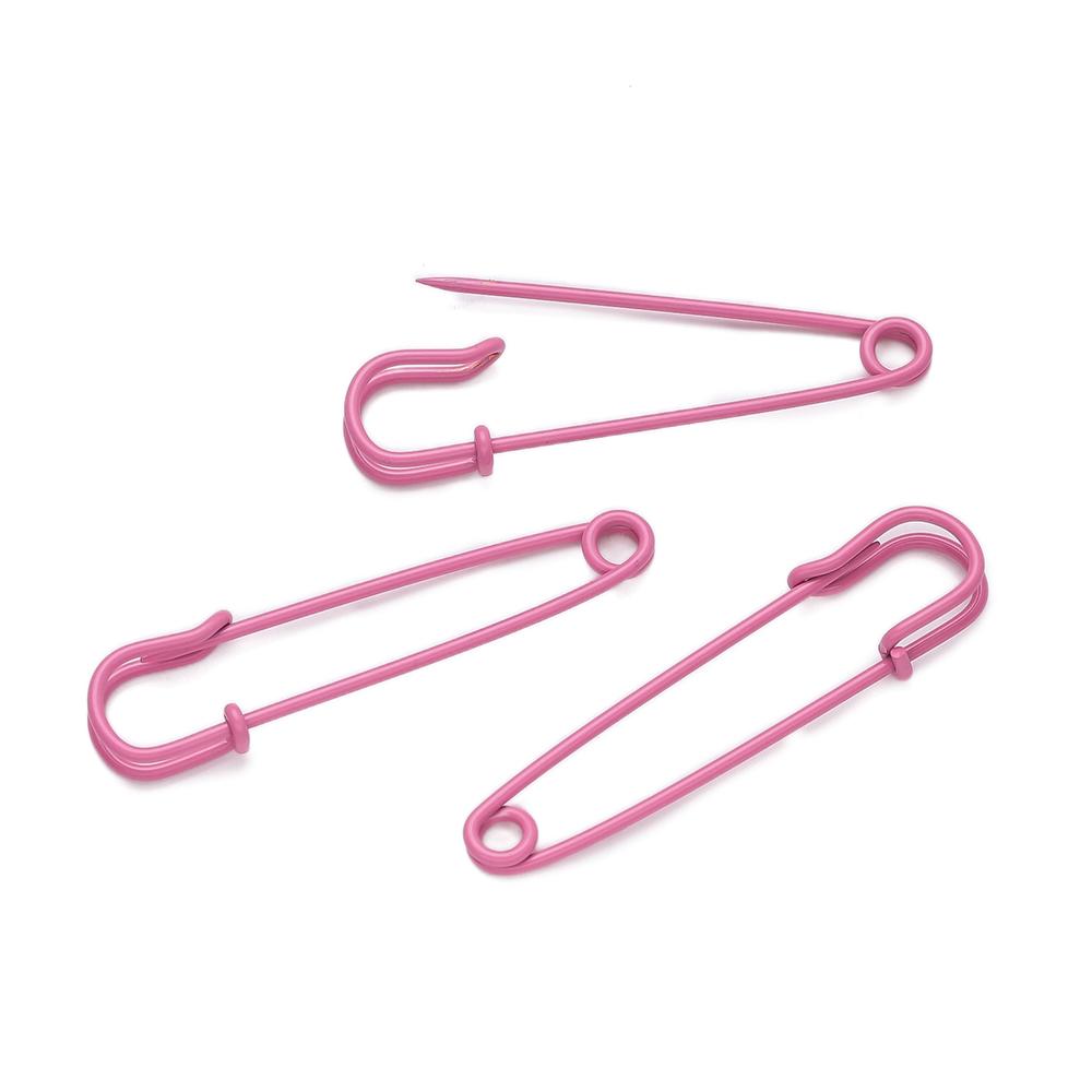 10pcs/lot Colorful Safety Pins Brooch Blank Base Brooch Pins 3/5 Rings Jewelry Pin for DIY Jewelry Making Supplies Accessorie