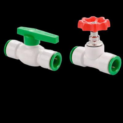 Jushun PPR Hot-Melt-Free Quick Connect Ball Valve
