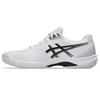 ASICS COURT HUNTER FF 1071A111 Indoor Sports Size 101 Size 2E Men's Shoes, (White/Black), 25.5 cm,