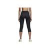 Adidas Ultimate Climalite High Waist Fashion Casual Three-Quarter Sports Shorts Women Shorts Black CD3126