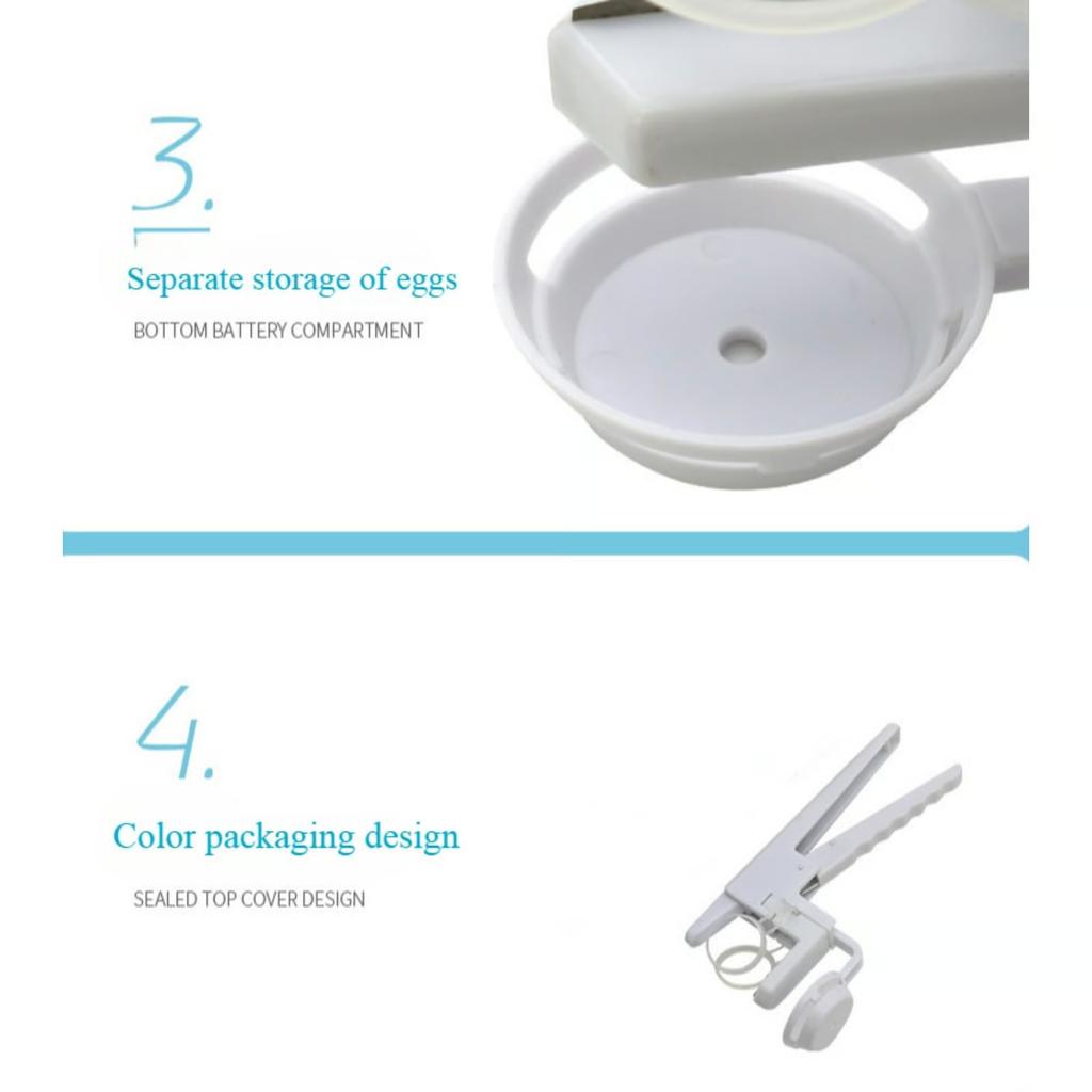 Ruční otvírák vajec Kráječ vajec Kuchyňské pomůcky Oddělování vajec Filtr vaječné tekutiny