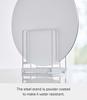 Yamazaki Cutting Board Stand for Round Cutting Boards, White, Approx. W16 x D11.8 x H17.5cm, Tower Series, Freestanding Type, Cutting Board Holder,