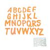 Letter Cutting Dies Alphabet Die Cuts Embossing Die Cuts Template for Kid Gift Card Making Scrapbooking DIY Album Crafts