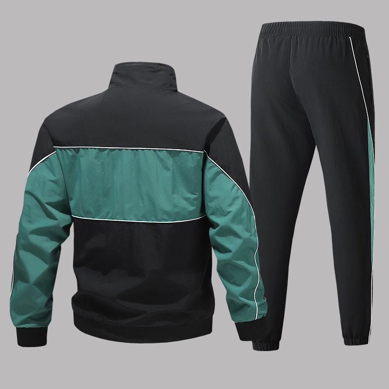 Herren Sport-Freizeit Taslan Jacke & Mesh Hosen Set