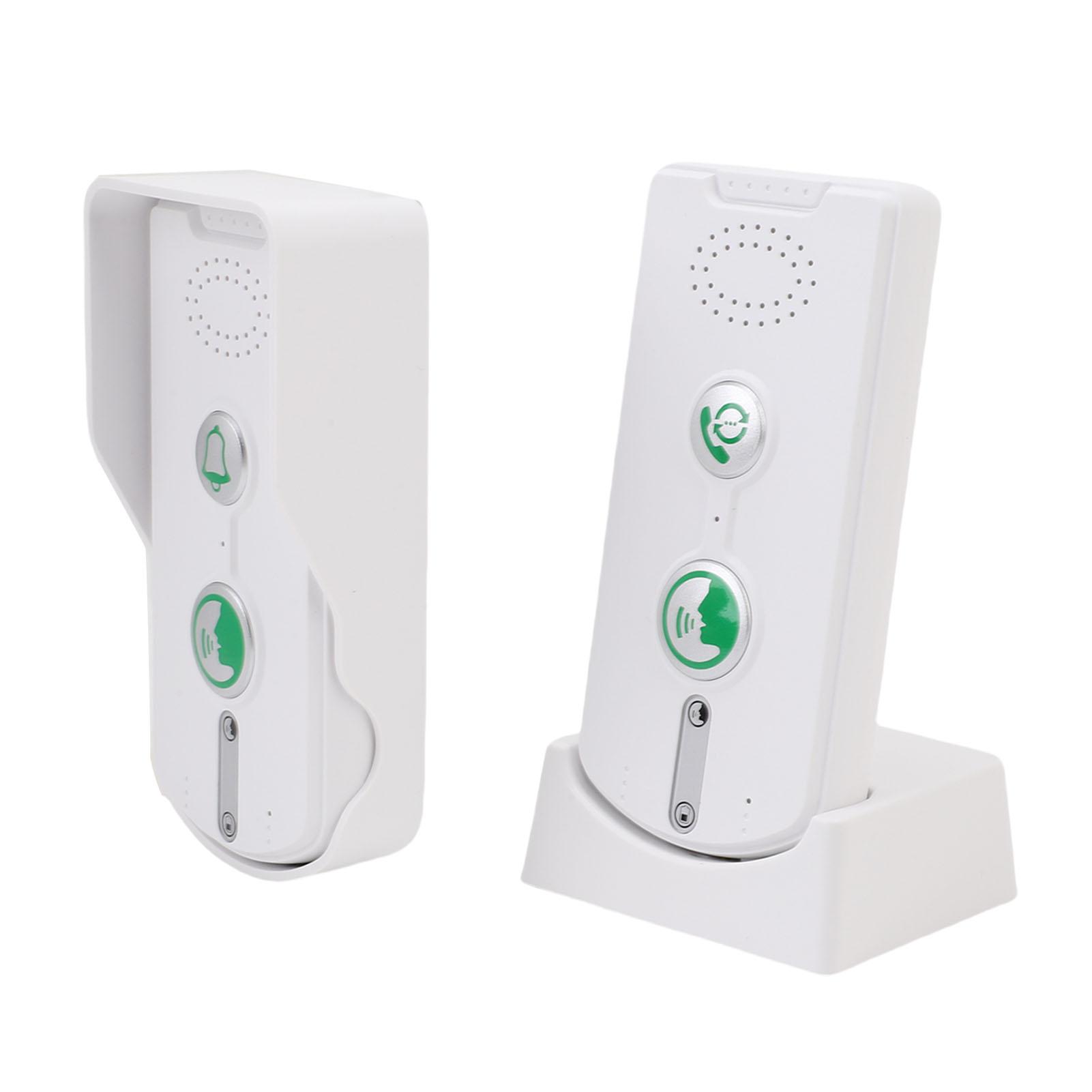 

Двусторонняя голосовая связь 1640 футов Дальность беспроводной домофон Система дверного звонка для дома бизнеса