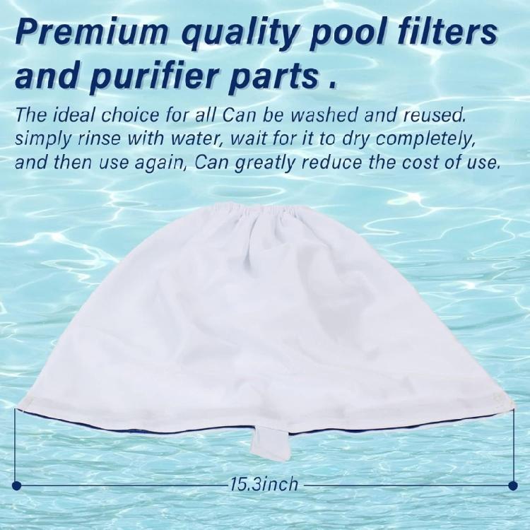 Pool Cleaner Replacement Fine Filter Bag  8114 Fine Filtration Bag Pool Maintenance Accessory for Pool Cleaner
