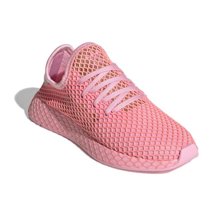 Adidas Originals Deerupt Runner Casual Low-Top Running Shoes Women Sneaker Pink Gold EF5386