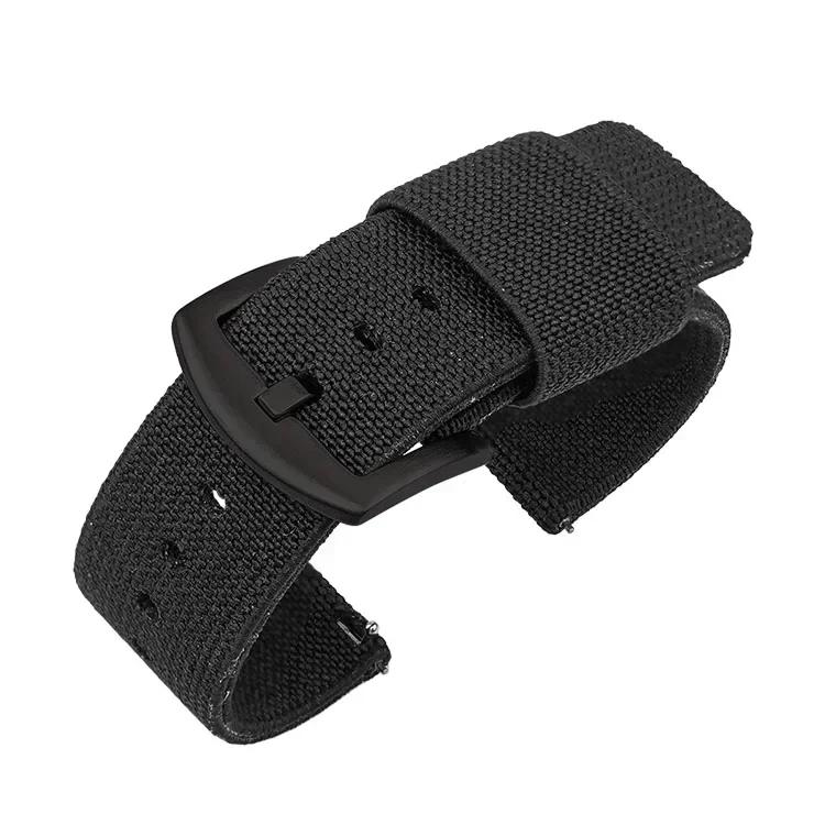 18mm 20mm 22mm 24mm Nylon Watch Band for Seiko Army Military Woven Elastic Strap Quick Release Wristband Men's Sport Watch Bands