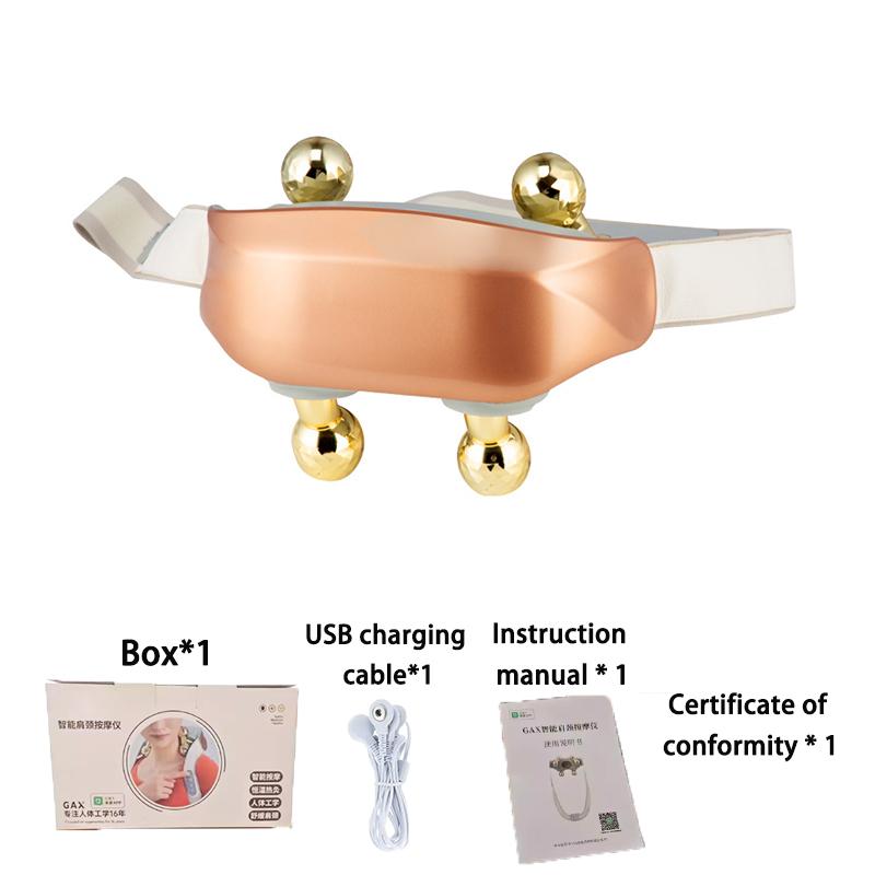 Masajor cu Diamante pentru Umeri și Gât Masaj Cervical Căldură Ameliorarea Durerii Mușchi Lovire Vibrație 4 Moduri Puls Imitație Frământare Manuală