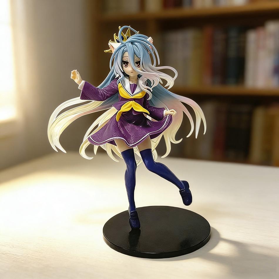PVC Toy Gifts Anime NGNL No Game No Life White "Figure Anime Anime Action Figures Model Collection Ornament Anime Model Toy Gift