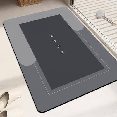 Super Absorbent Bath Mat Quick-Drying Thin Bathroom Non-Slip Stain Resistant Kitchen Living Room Floor Mat Easy To Clean Shower Carpets for Bathtub